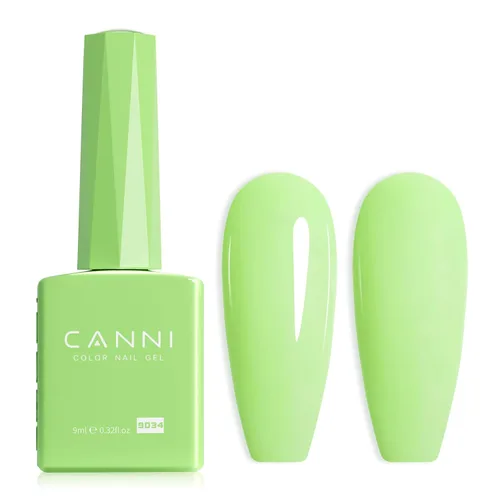 Miniatura 28 de CANNI - Esmalte de uñas de gel rosa claro - 1 unidad de 0.5 onzas, color rosa bebé, color rosa pálido de alto brillo, esmalte de uñas con remojo UV