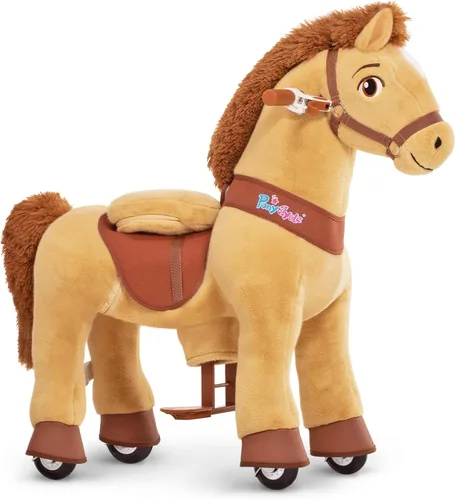 Miniatura 10 de PonyCycle Pony Cycle 4-7 caballo de montar con resorte, juguete de caballo balancín, modelo esencial E (89.9 cm de altura/tamaño 4) juguetes de Negro
