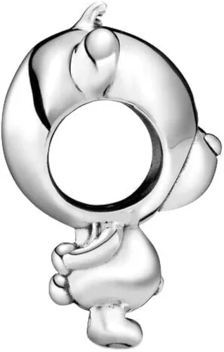 Miniatura 3 de Bellestory - Abalorio de oso de peluche (plata de ley 925), diseño de corazón