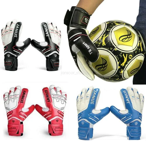 Miniatura 5 de Guantes de portero de fútbol profesional para niños y adultos y jóvenes con protección para los dedos, guantes de portero de fútbol de látex