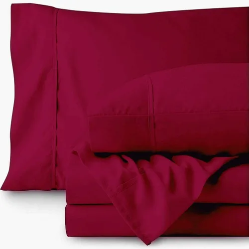 Miniatura 12 de 500TC Hoja de Super Calidad Ropa De Cama fija 100% algodón egipcio 4pc Set 24" pulgadas bolsillo extra profundo