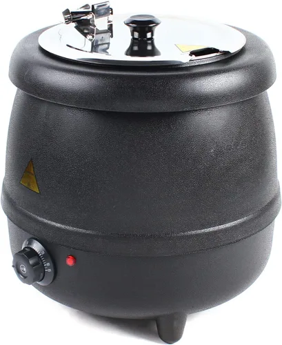 Miniatura 6 de Calentador de sopa eléctrico comercial de 110 V 400 W con tapa y olla desmontable de acero inoxidable para restaurante y familia grande