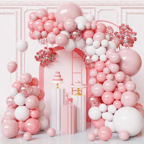 Miniatura 27 de Kit de arco de globos negros y plateados, 130 guirnaldas de globos negros metálicos, globos de látex plateados metálicos de diferentes tamaños