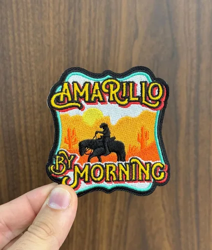 Miniatura 5 de Parches para planchar Amarillo por la mañana Parche bordado para ropa, mochilas, sombrero, jeans, chaqueta #66
