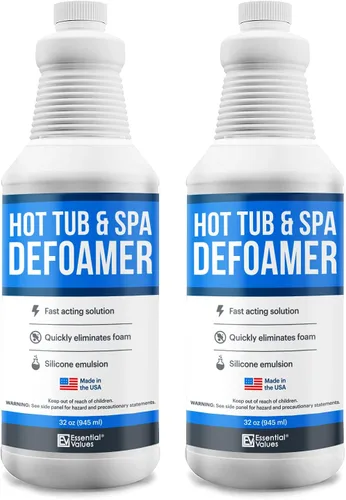 Miniatura 11 de Essential Values Antiespumante para bañera de hidromasaje, piscina y spa (32 onzas), elimina rápidamente la espuma sin el uso de productos químicos