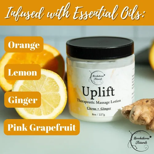 Miniatura 5 de Uplift Loción de masaje para terapia de masaje y uso doméstico. Crema hidratante para un deslizamiento sin esfuerzo. Manteca de karité, aceite