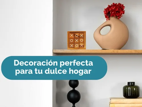 Miniatura 7 de BSIRI Tic Tac Toe para niños y adultos, decoración para mesa de café de sala de estar y escritorio, juegos familiares nocturnos, juegos de mesa
