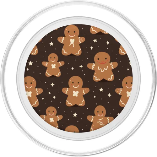 Miniatura 2 de Coockie de pan de jengibre navideño: PopSockets MagSafe PopGrip con temática navideña para iPhone
