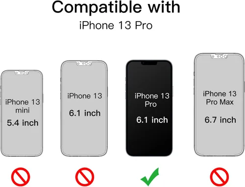 Miniatura 2 de JETech Funda con purpurina para iPhone 13 Pro de 6.1 pulgadas, a prueba de golpes, bonita y brillante para mujeres y niñas (transparente)