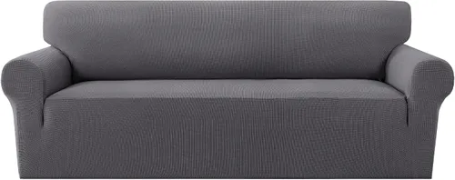 Miniatura 23 de MeilleMaison Funda elástica para silla reclinable, funda para sofá de 1 pieza con parte inferior elástica, lavable, protector de muebles Negro