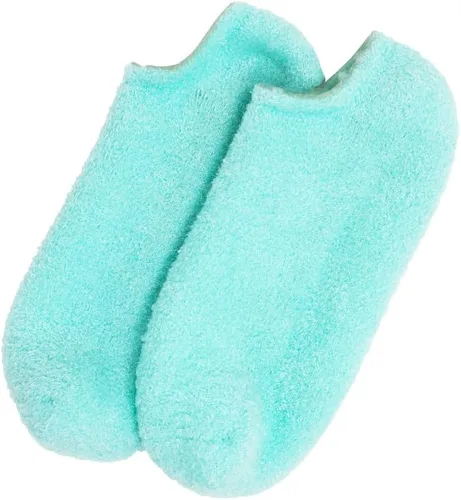 Barefoot Scientist Calcetines de gel hidratantes Sleep On It durante la noche, nutre tus pies (verde azulado)
