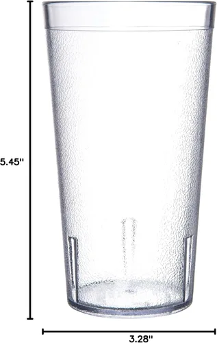Miniatura 6 de Carlisle FoodService Products - Vaso de plástico Stackable™ de 16 onzas, transparente (paquete de 72)