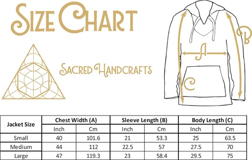 Miniatura 7 de Sacred Handcrafts Chaqueta Jerga mexicana Sudadera Hippie Surf Baja Poncho Ecológico Jersey
