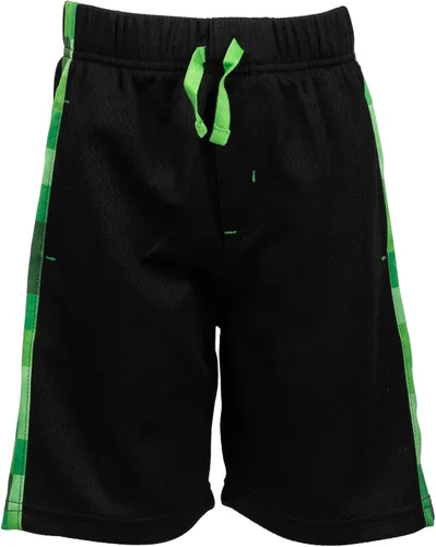 Miniatura 6 de Minecraft Creeper - Conjunto de 3 piezas para niños pequeños, camiseta sin mangas, pantalones cortos de malla