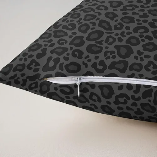 Miniatura 5 de Funda de almohada con estampado de leopardo de 16 x 16 pulgadas, funda de almohada cuadrada suave con diseño de guepardo africano, funda de cojín