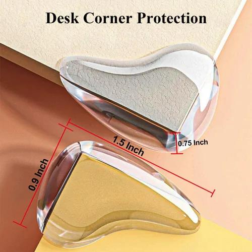 Miniatura 6 de Paquete de 16 protectores de esquina para bebé, protectores de esquina transparentes, protector de esquina de muebles y parachoques de seguridad
