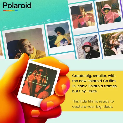 Miniatura 5 de Polaroid Go Generation 2 - Mini cámara de película instantánea, azul (9147), solo compatible con Go Film