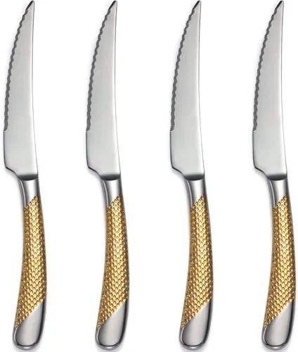 Miniatura 10 de Juego de 4 tenedores de acero inoxidable, cubiertos y tenedores de postre para el hogar, cocina, restaurante