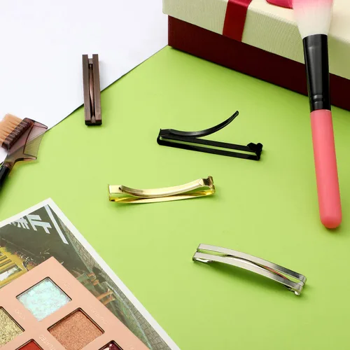 Miniatura 6 de WILLBOND 48 pasadores de metal antideslizantes para el cabello, pinzas para el cabello de 2.36 pulgadas para mujeres, horquillas de centro abierto