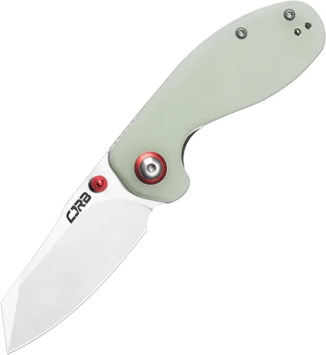 CJRB Maileah Navaja de bolsillo con hoja de acero en polvo AR-RPM9 de 2.39 pulgadas, cuchillo plegable con mango G10, cuchillo táctico EDC cuchillo