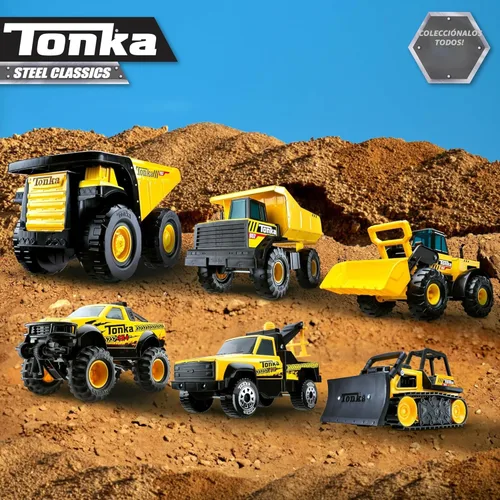 Miniatura 9 de Tonka Steel Classics Tow Truck - Camión de construcción de juguete, hecho de acero y plástico resistente, para niños y niñas de 3 años en adelante