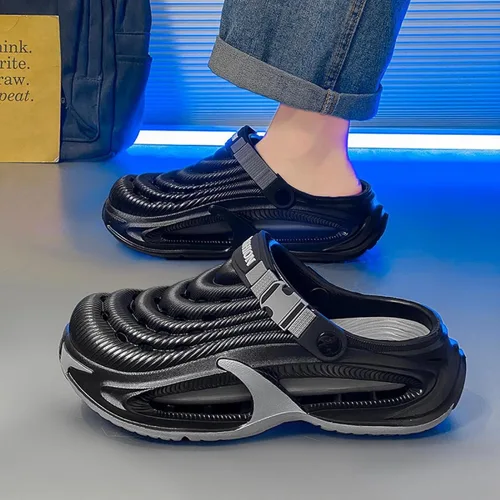 Miniatura 2 de ASHALI Zuecos unisex para jardín y playa con soporte de arco, zapatos impermeables para hombres y mujeres, sandalias ligeras y cómodas