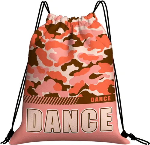 Miniatura 70 de Mochila con cordón impermeable para gimnasio, bolsas con cordón, bolsa de cuerda deportiva, mochila de camuflaje, Bolsas con cordón Cheer - Bolsas