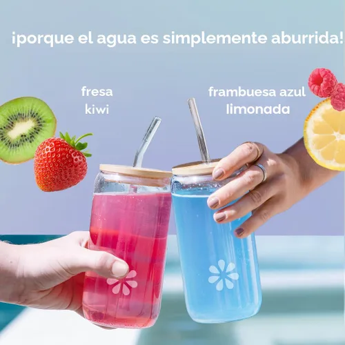 Miniatura 11 de Boobie Hydromom Mezcla de bebida de superalimento con electrolitos, Limonada de frambuesa azul Refrescante impulso de energía e hidratación