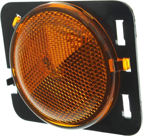 Miniatura 8 de Faro de señalización lateral de repuesto APA para Wrangler 2007-2018 con foco incluido lado izquierdo del conductor 55078145AA CH2550127 Lado