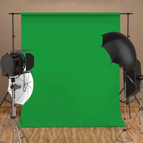 Miniatura 12 de Telón de fondo negro de tela para fotografiar retratos de fiesta, estudio de video de 5 x 7 pies