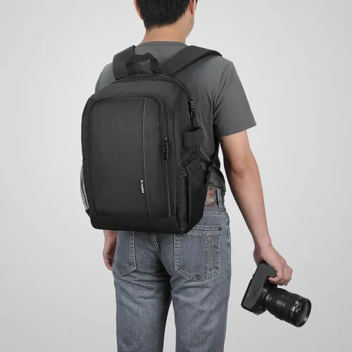 Miniatura 2 de G-raphy Mochila para cámara fotográfica, bolsas para fotografía de fotógrafos, mochila DSLR SLR con compartimento para laptop para cámaras DSLR
