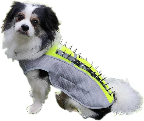 Miniatura 7 de Chaleco de enfriamiento para perro, arnés de verano para pequeño, mediano, reflectante, sin tirones, con asa y protección contra picos
