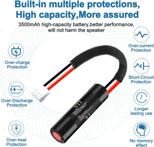 Miniatura 5 de NYI [3500 mAh] Batería de repuesto para altavoz Harman Kardon Onyx Studio 1/2/3/4