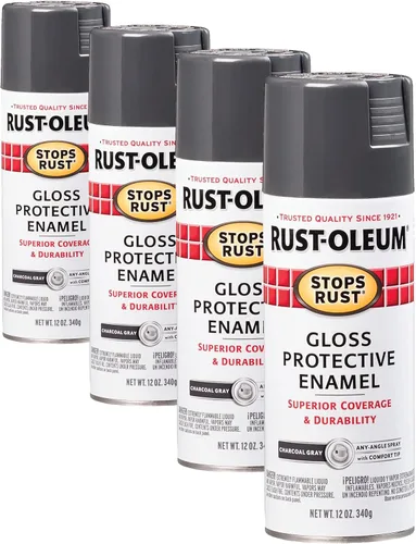Miniatura 106 de Rust-Oleum 7732830 Stops Rust Pintura en Aerosol, 12 oz, Verde Cazador Satinado