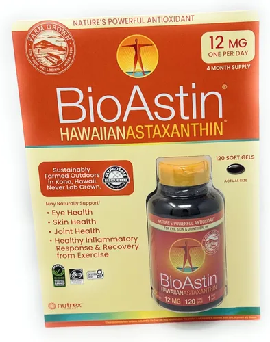 BioAstin Astaxantina hawaiana 12 mg, 120 geles blandos