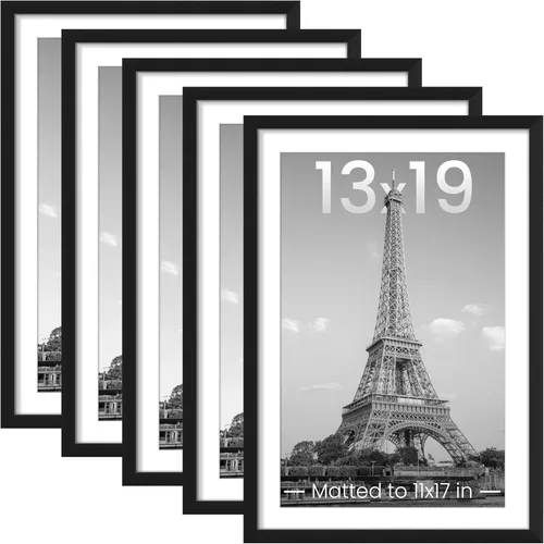 Miniatura 11 de upsimples - Portarretratos de 11 x 14 para galería de fotografías. Marcos para fotos de 8 x 10 pulgadas con paspartú o de 11 x 14 pulgadas sin Dorado