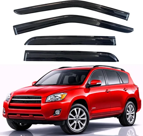 Miniatura 13 de KPY Moldura deflectora de viento para ventana con protección para lluvia, Chevy Tahoe/GMC Yukon 1995-2000, Suburban C/K1500/2500/3500 1992-2000