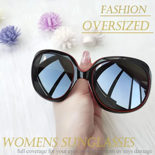 Miniatura 50 de Joopin Lentes de sol de gran tamaño para mujer, polarizados, grandes, para conducción, protección UV, grandes sombras