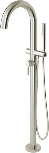 Miniatura 2 de American Standard T064951.295 Llenador de Bañera Independiente Redondo Contemporáneo para Válvula Flash Rough-in, Níquel Cepillado