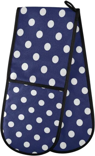 Miniatura 75 de ZZXXB Spring Bird - Guantes de cocina dobles con diseño floral de mariposa, resistentes al calor, antideslizantes, extra largos de 7 x 35 pulgadas