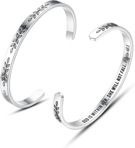 TONY & SANDY Pulsera para mujer, mejor amiga, hermana, tía, mamá, hija, nieta, prima, colegas, personalizable, cumpleaños, Navidad, madre, Pascua,