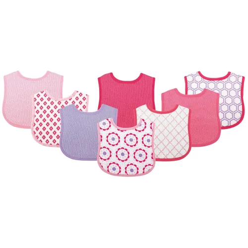 Miniatura 7 de Luvable Friends Baberos unisex de algodón para bebé, azul, talla única