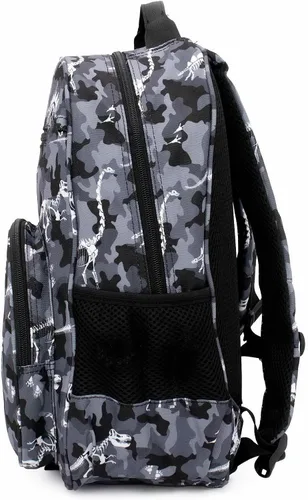 Miniatura 7 de DIBSIES Mochila personalizada de la colección Adventure, Camuflaje Dinosaurio, Mochila
