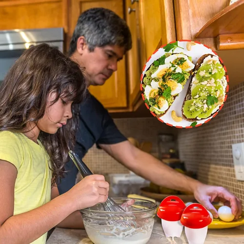 Miniatura 7 de 6 piezas de olla de huevos, caldera de huevo antiadherente de silicona, tazas para cocinar huevos sin cáscara, huevo escalfado rápido para desayuno