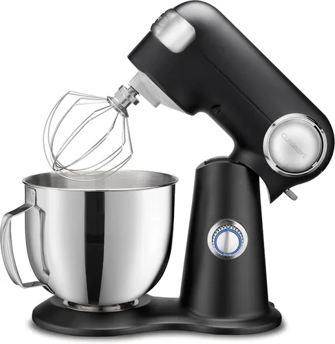 Miniatura 13 de Cuisinart Batidora de pie, 12 velocidades, cuenco de acero inoxidable de 5.5 cuartos de galón, batidor de chef, paleta mezcladora, gancho para masa