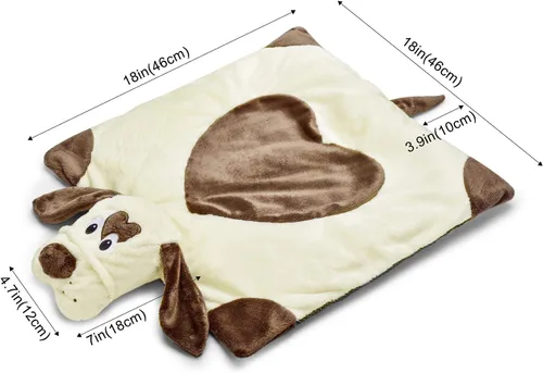 Miniatura 7 de Moropaky Juguete de latido del corazón para cachorro, animal de peluche para aliviar la ansiedad del cachorro y ayuda calmante, juguete de latido