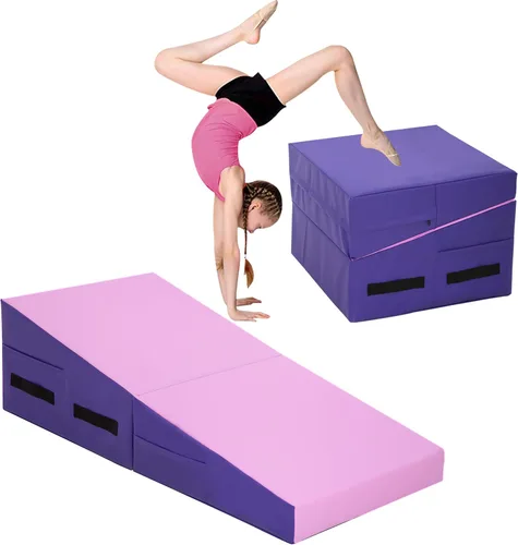 Miniatura 8 de BLKMTY Colchoneta de gimnasia – 48 x 24 pulgadas para niños y ejercicio en casa