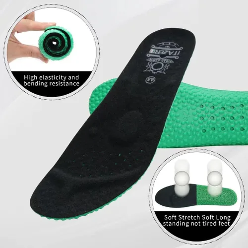 Miniatura 5 de 1TAZERO Mocasines sin cordones para hombre con plantillas de soporte de arco, zapatos casuales para hombre para fascitis plantar