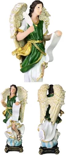 Miniatura 4 de 7 arcángeles - Juego completo de estatuas de 7 arcángeles de 9 pulgadas