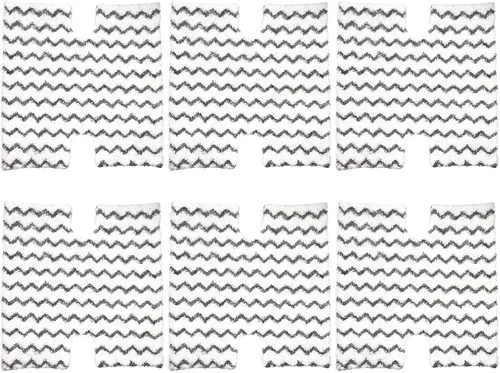 Paquete de 6 almohadillas de repuesto para mopa de vapor P184WQ para mopa de vapor Shark Genius S5003D y mopa de vapor Lift-Away Pro S3973 S3973D